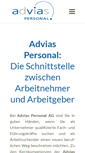 Mobile Screenshot of advias.ch